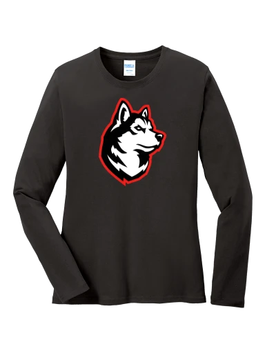 Women's Long Sleeve Core Cotton Tee preview, front
