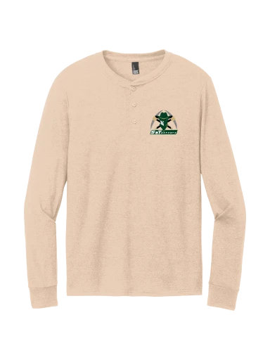 Perfect Tri Long Sleeve Henley preview, front
