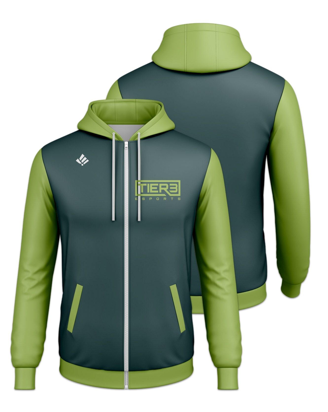 Rendered product preview, stack