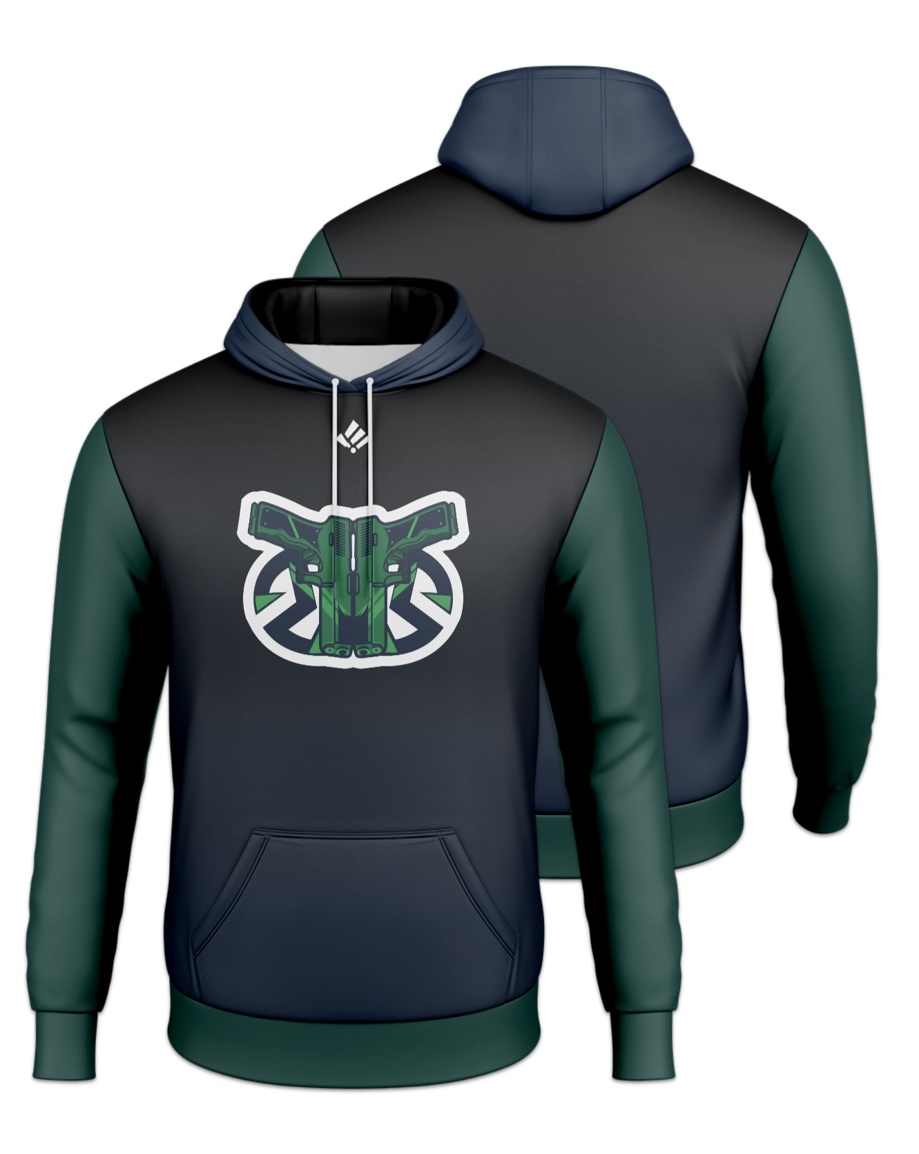 Rendered product preview, stack