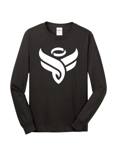 Port & Co Long Sleeve Core Cotton Tee preview, front