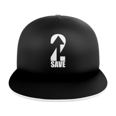 Sublimated 5 Panel Solid Flat Bill Cap preview, front