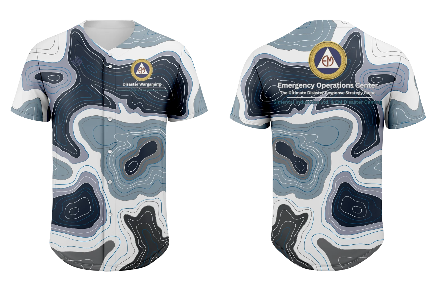 Men's Baseball Jersey - Full Front – EM Disaster Gaming Apparel
