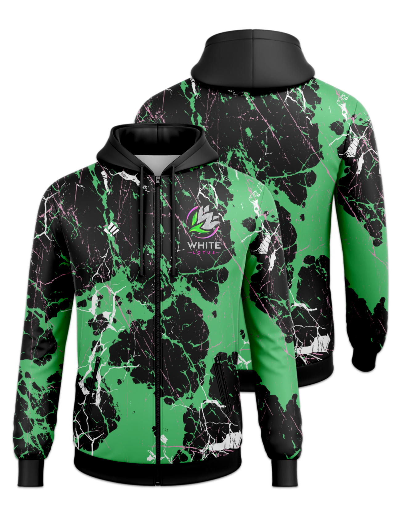 Rendered product preview, stack