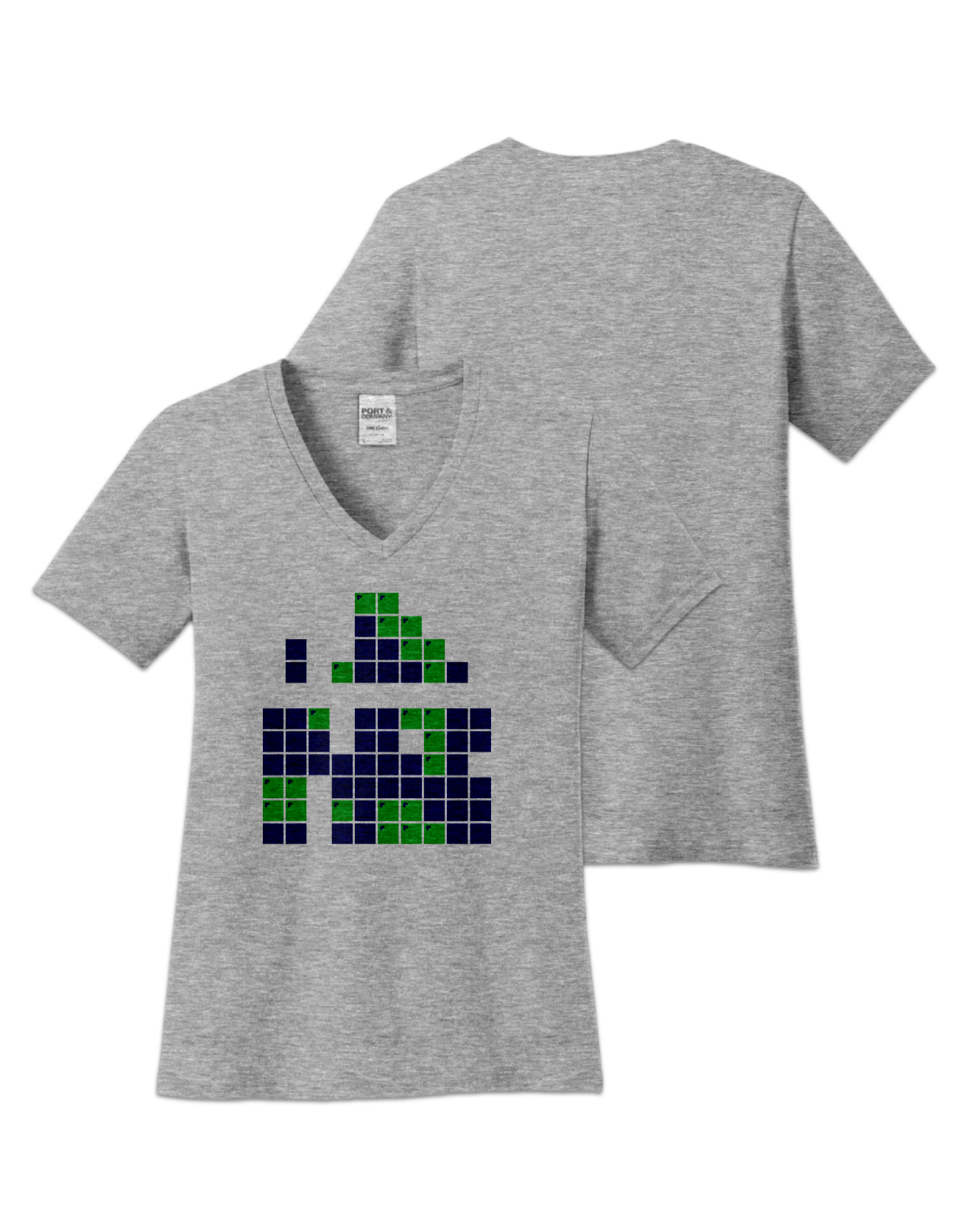 Rendered product preview, stack