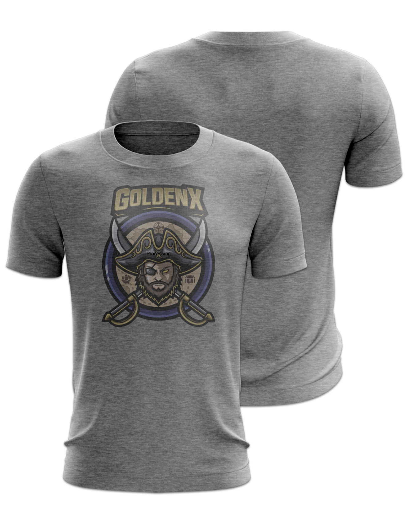 Rendered product preview, stack