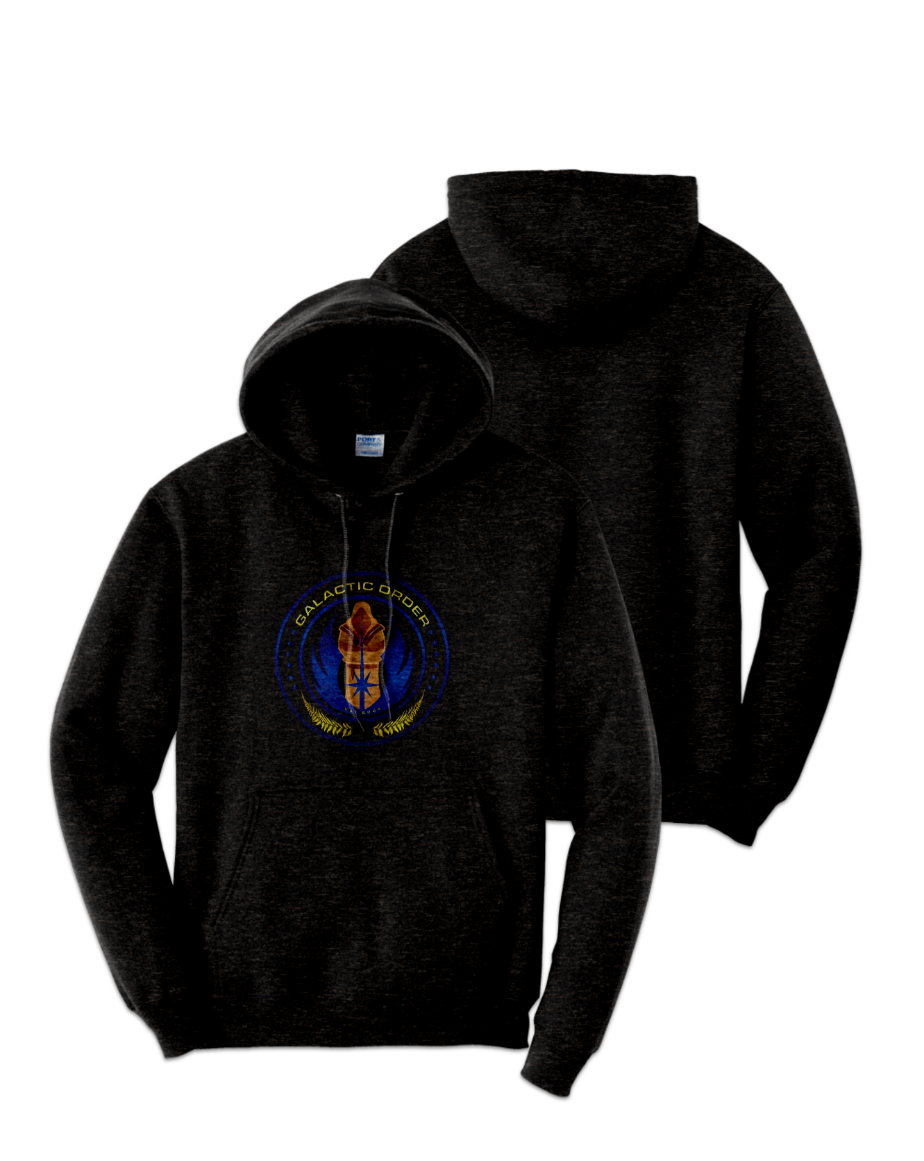 Rendered product preview, stack