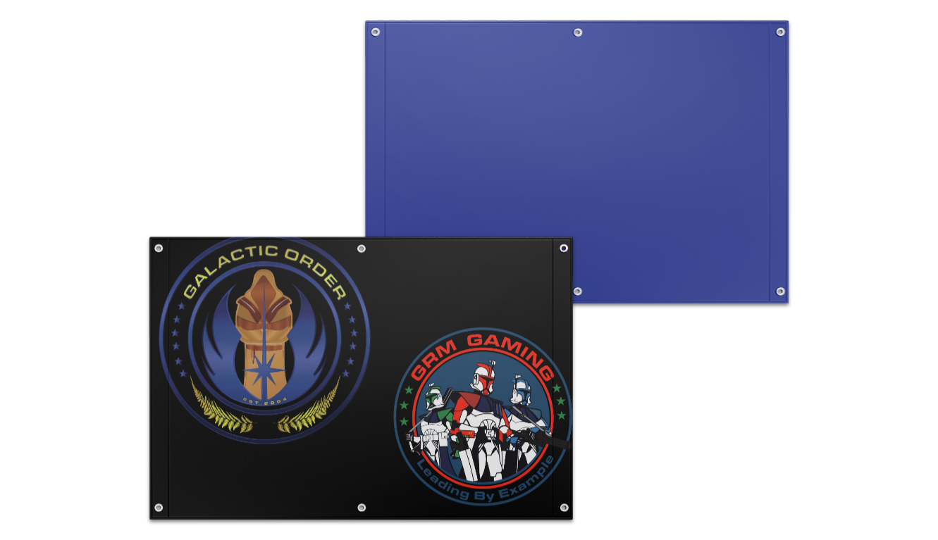 Rendered product preview, stack