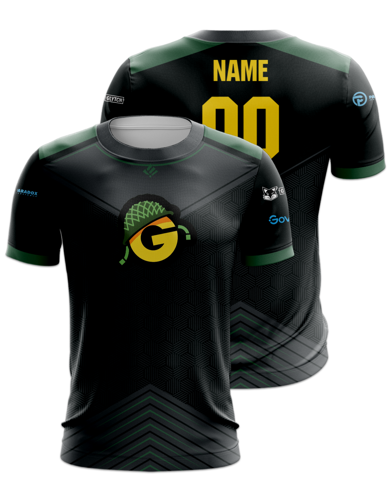 Rendered product preview, stack