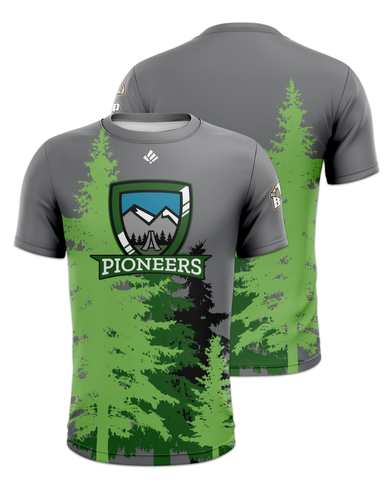 Rendered product preview, stack