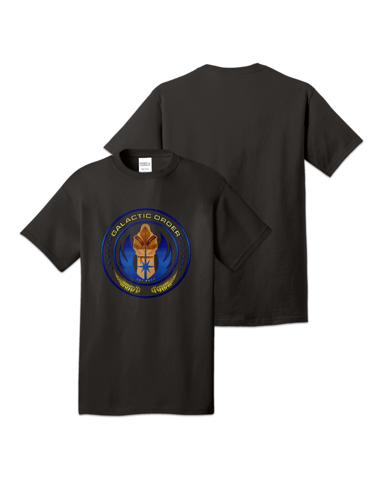 Rendered product preview, stack