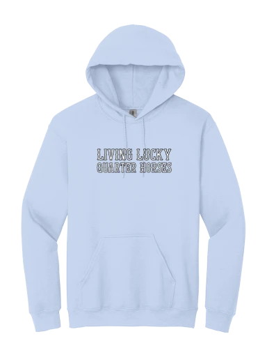 Feeling lucky hoodie white preview, front