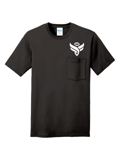 Port & Co Core Cotton Pocket Tee preview, front