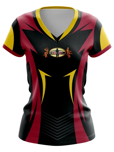 Custom Vneck Fitted Esports Jersey preview, front