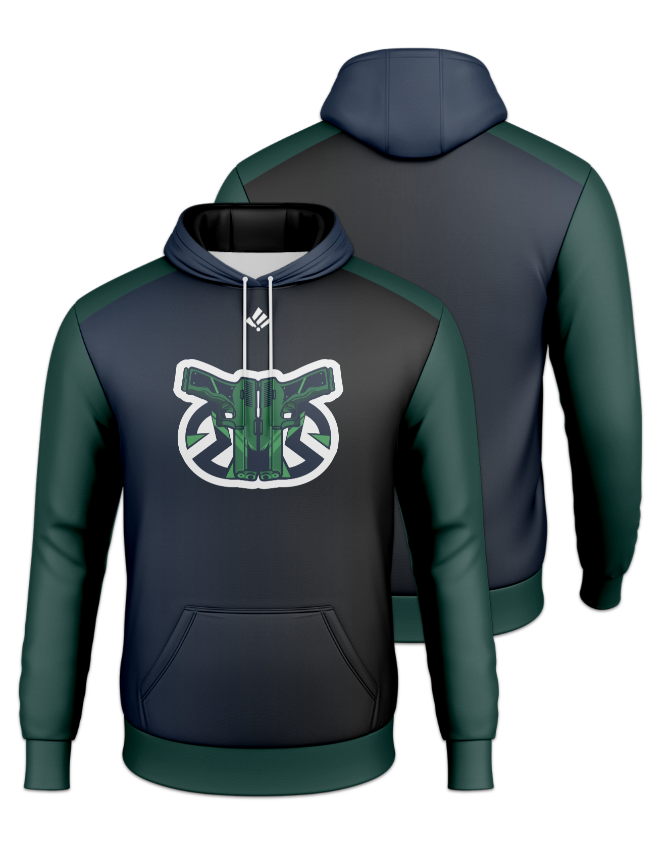 Rendered product preview, stack