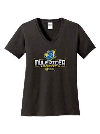 Women's Core Cotton V-Neck Tee preview, front