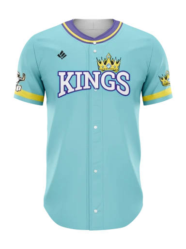 Sublimated Full Button Baseball Jersey preview, front
