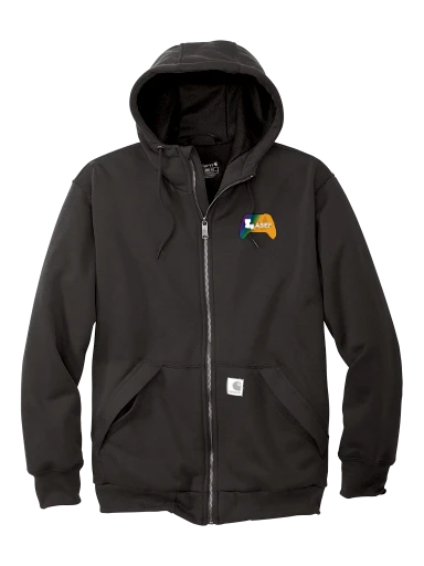 Carhartt Midweight Thermal-Lined Full-Zip Sweatshirt preview, front