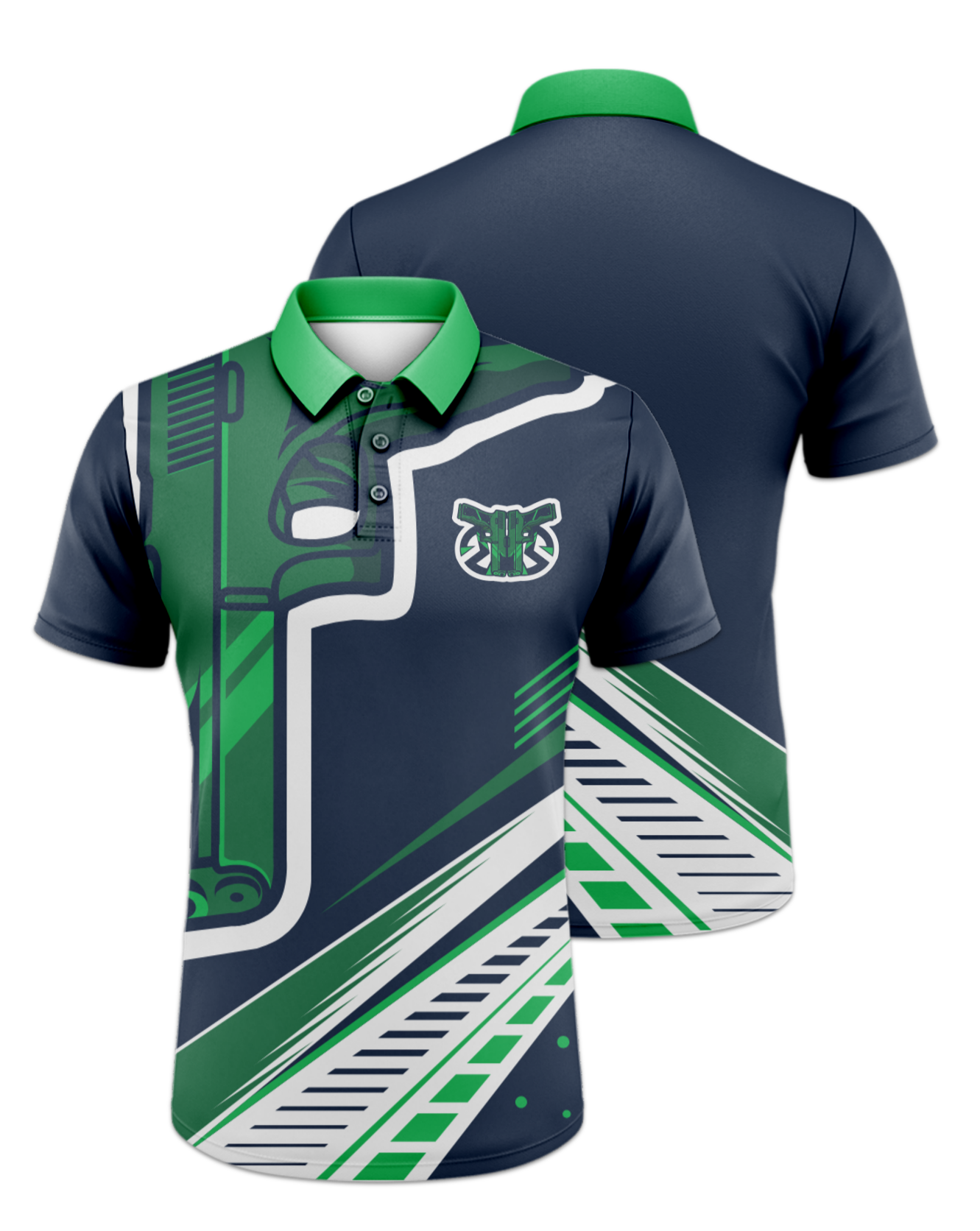 Rendered product preview, stack