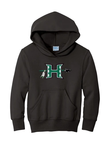 Youth Core Fleece Pullover Hooded Sweatshirt preview, front