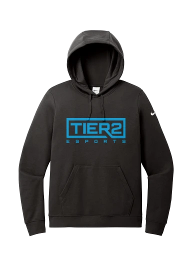 Tier 2 Fan Store Nike Women's Club Fleece Sleeve Swoosh Pullover Hoodie preview, front
