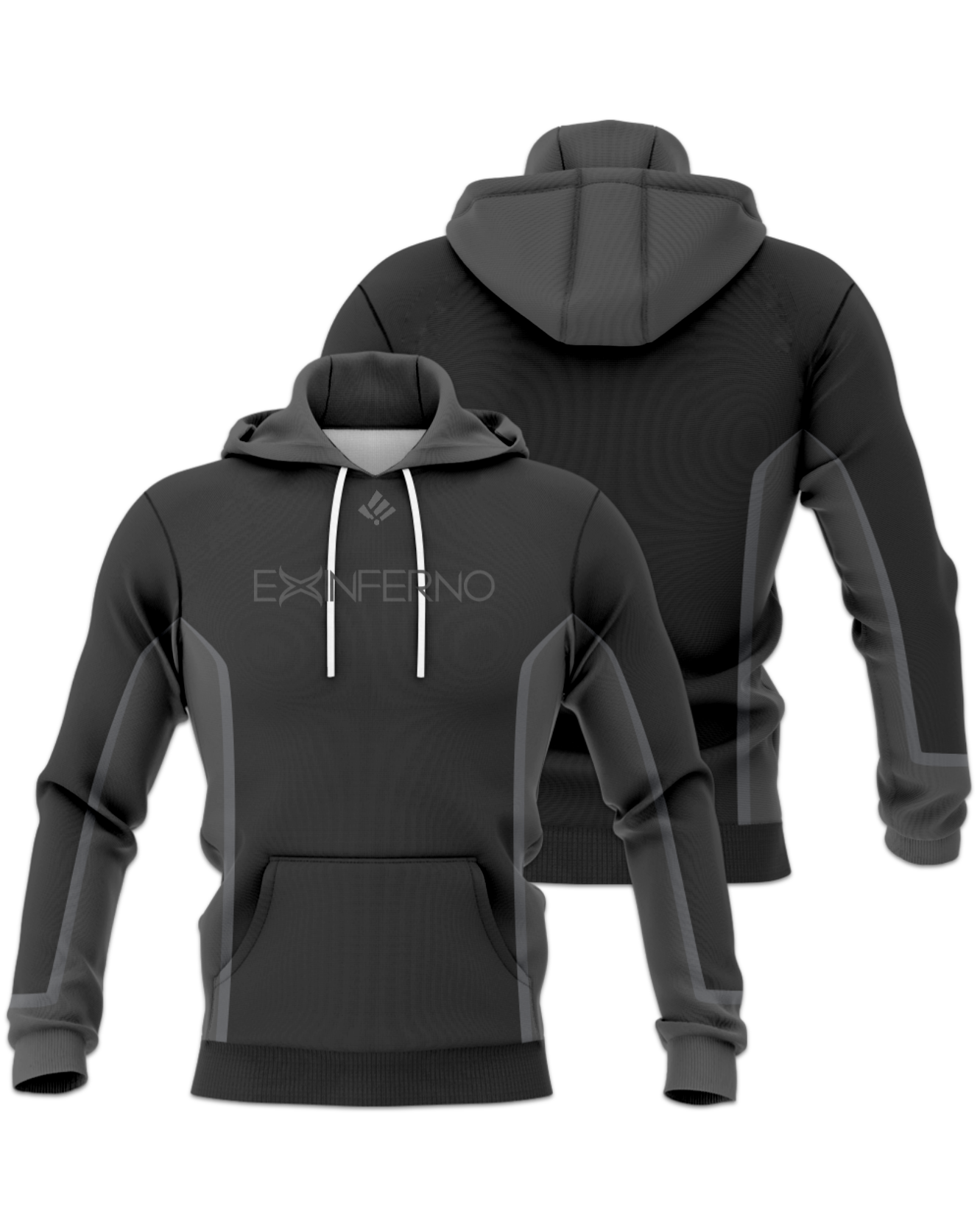 Rendered product preview, stack