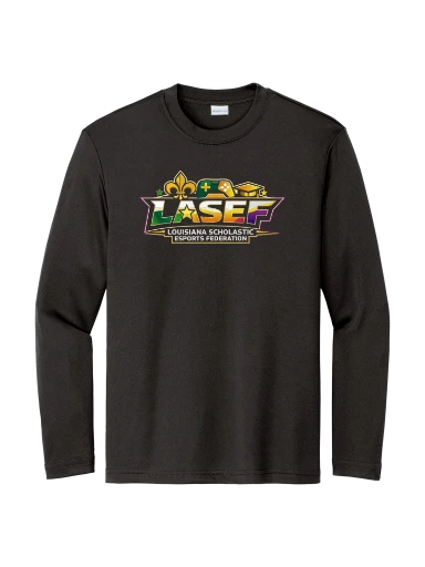 LASEF Youth Long Sleeve PosiCharge Competitor Tee preview, front
