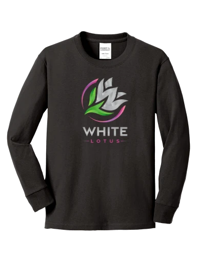Youth Long Sleeve Core Cotton Tee preview, front