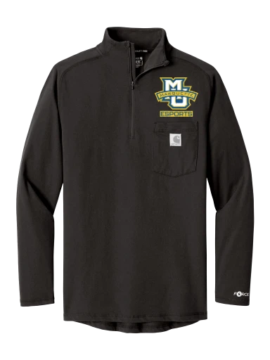 Carhartt Force 1/4-Zip Long Sleeve T-Shirt preview, front