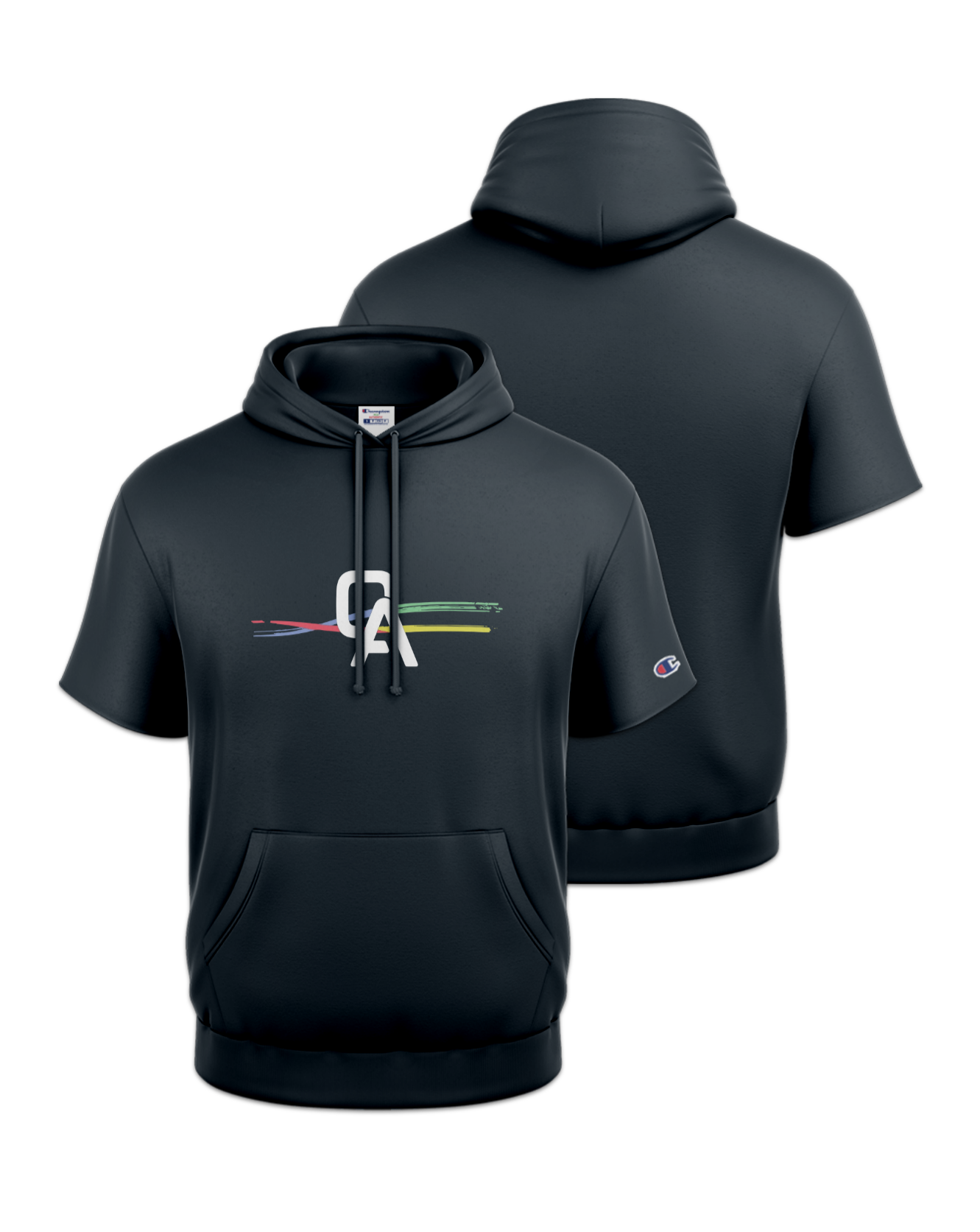 Rendered product preview, stack