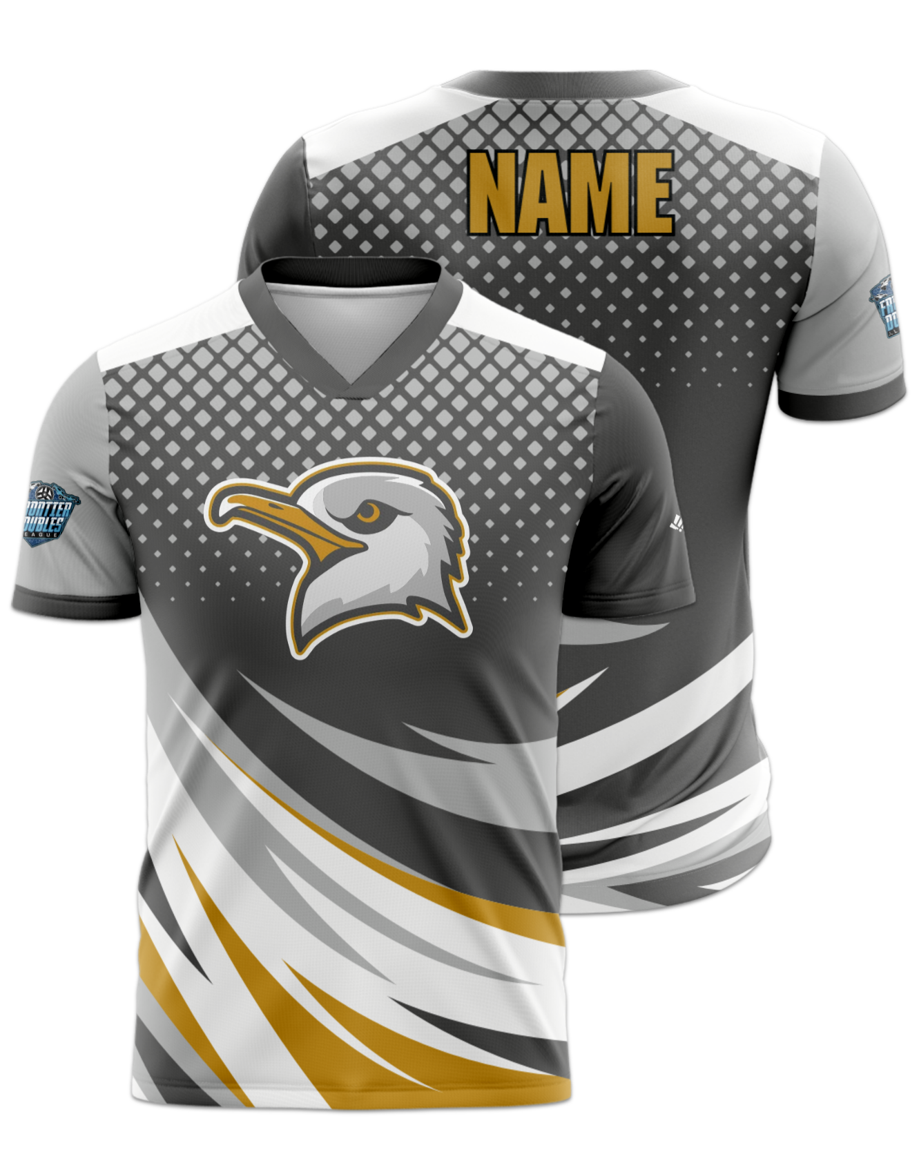 Rendered product preview, stack