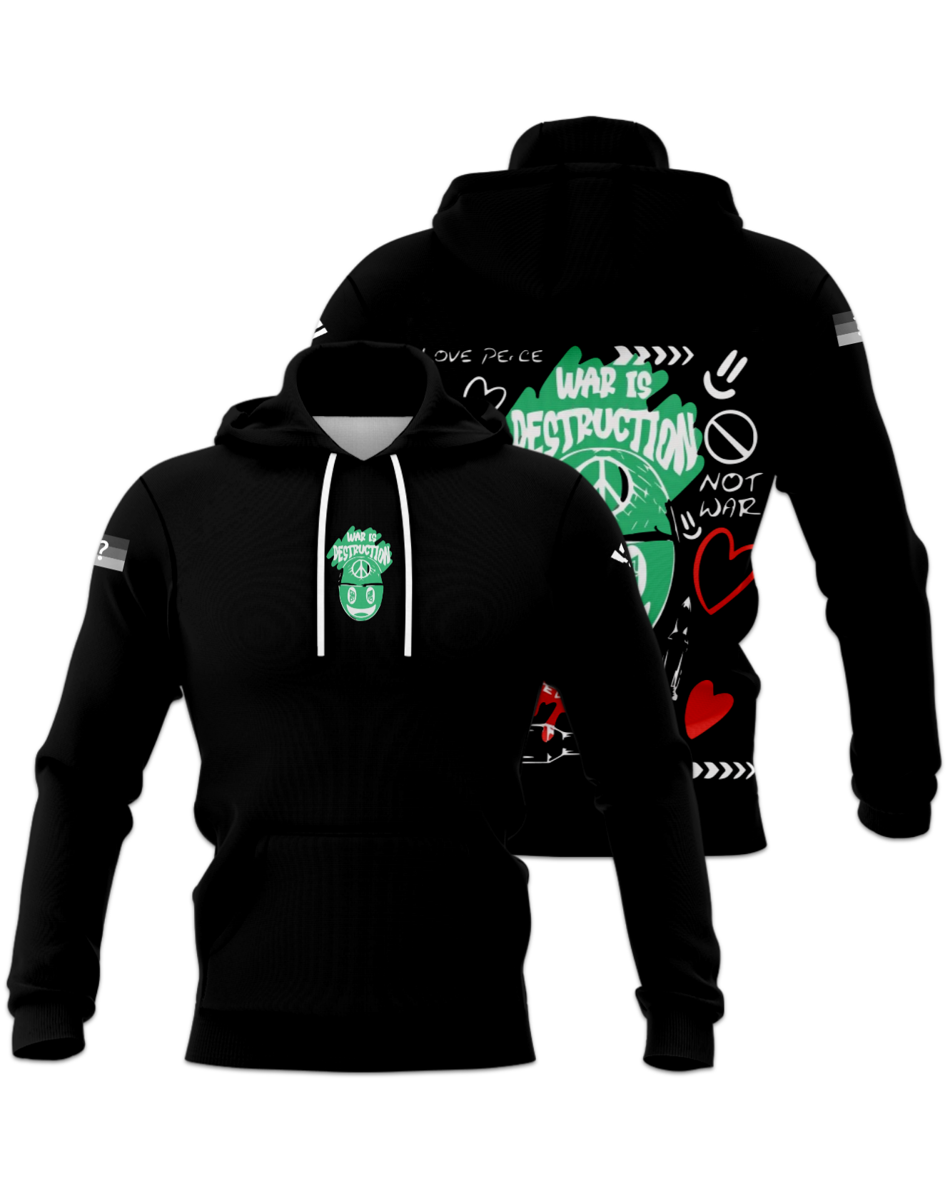 Rendered product preview, stack