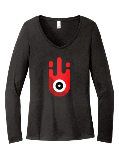 Women's Perfect Tri Long Sleeve V-Neck Tee preview, front