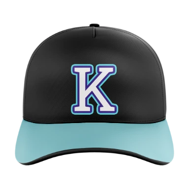 Sublimated 5 Panel Curved Bill Cap preview, front