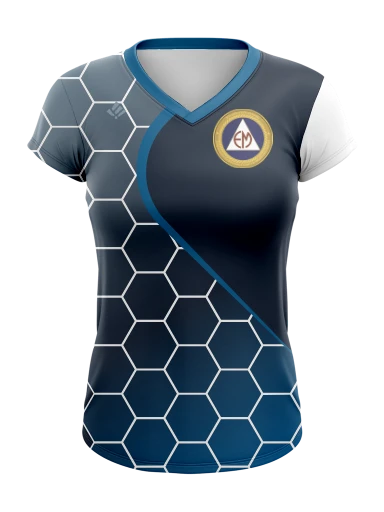 Women’s V-neck Esports Jersey preview, front