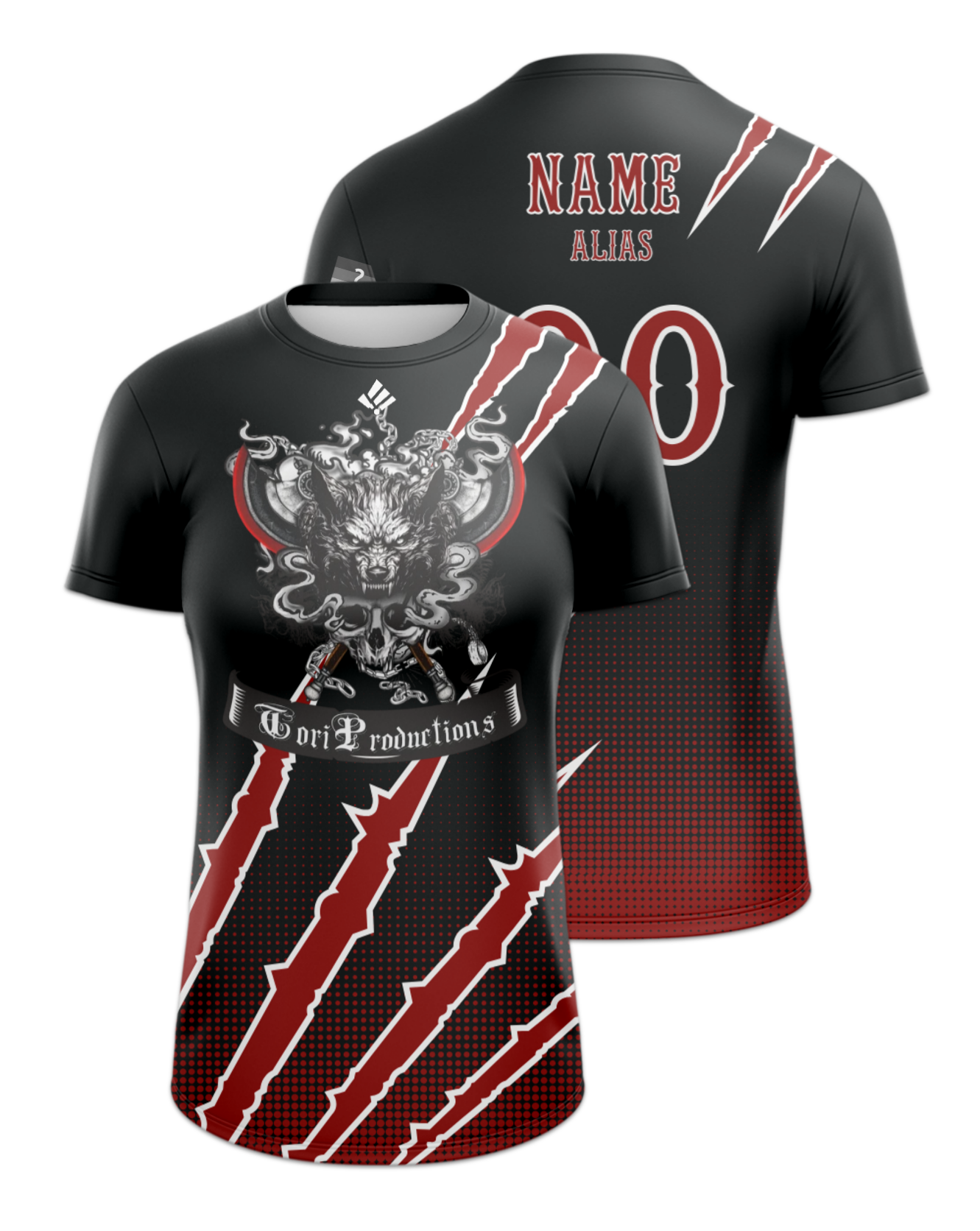 Rendered product preview, stack