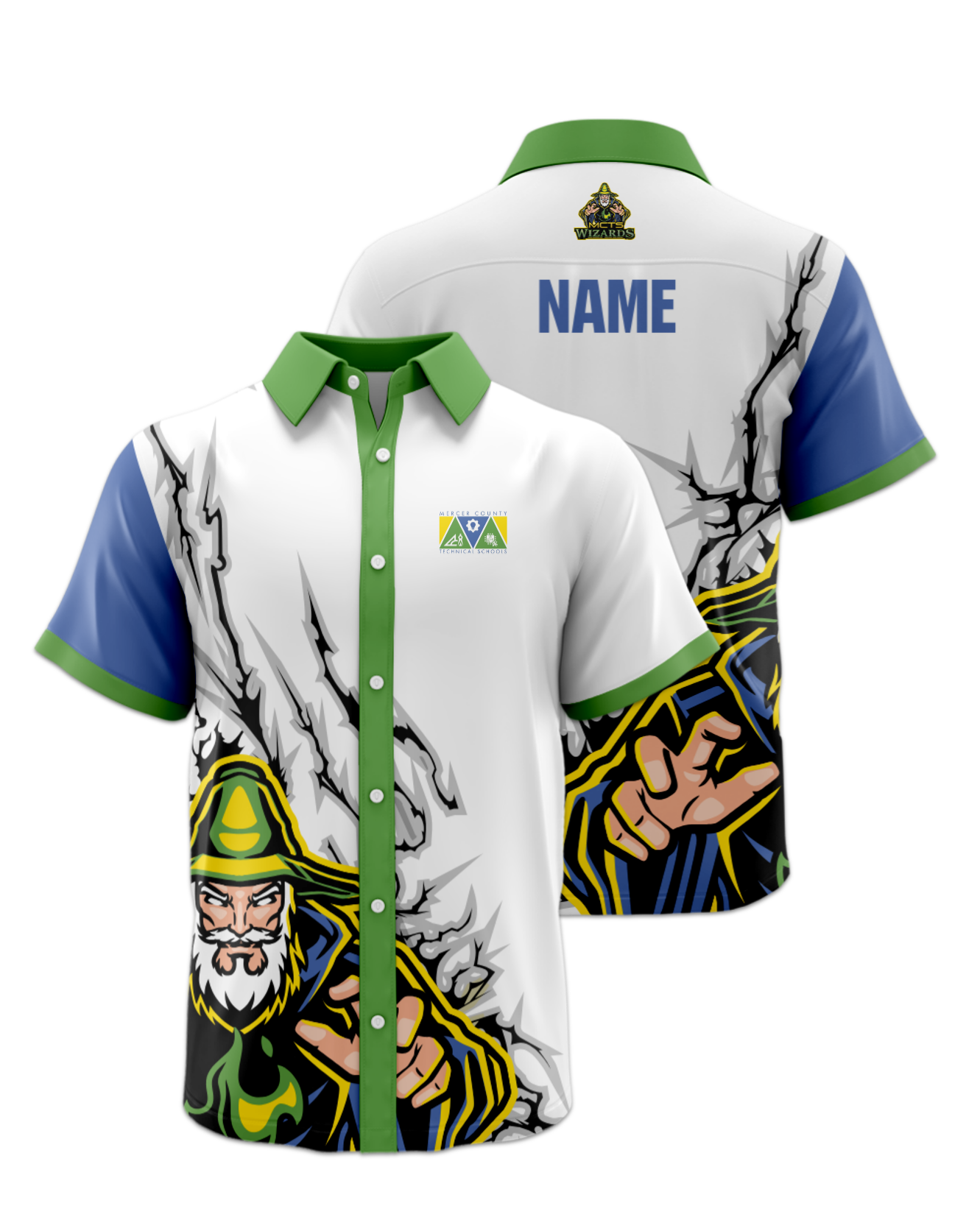 Rendered product preview, stack