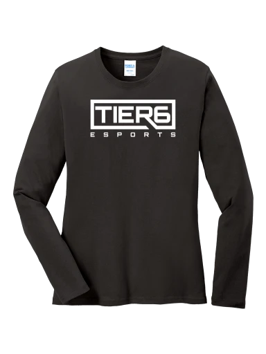 Tier 6 Fundraising Store Women's Long Sleeve Core Cotton Tee preview, front