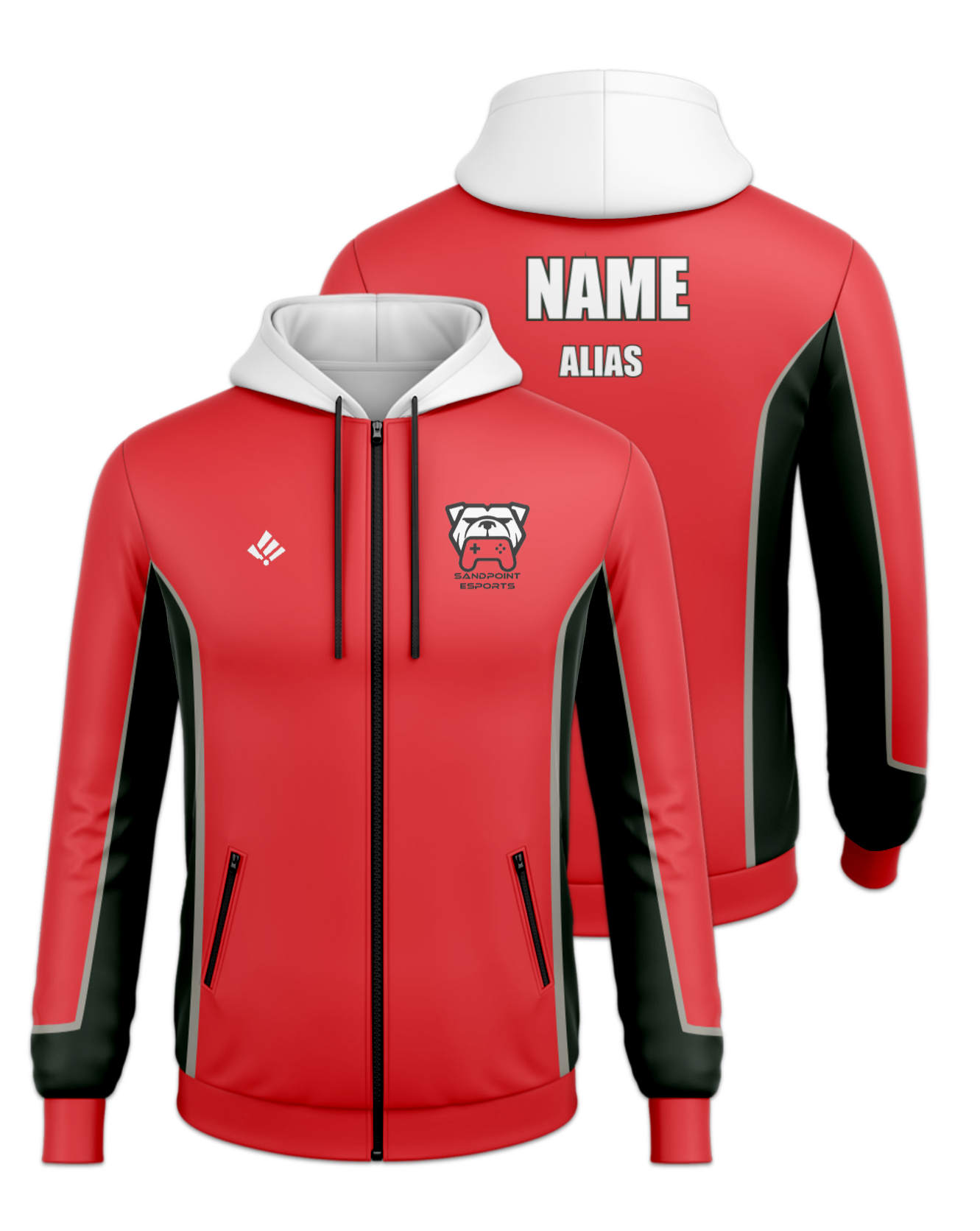 Rendered product preview, stack