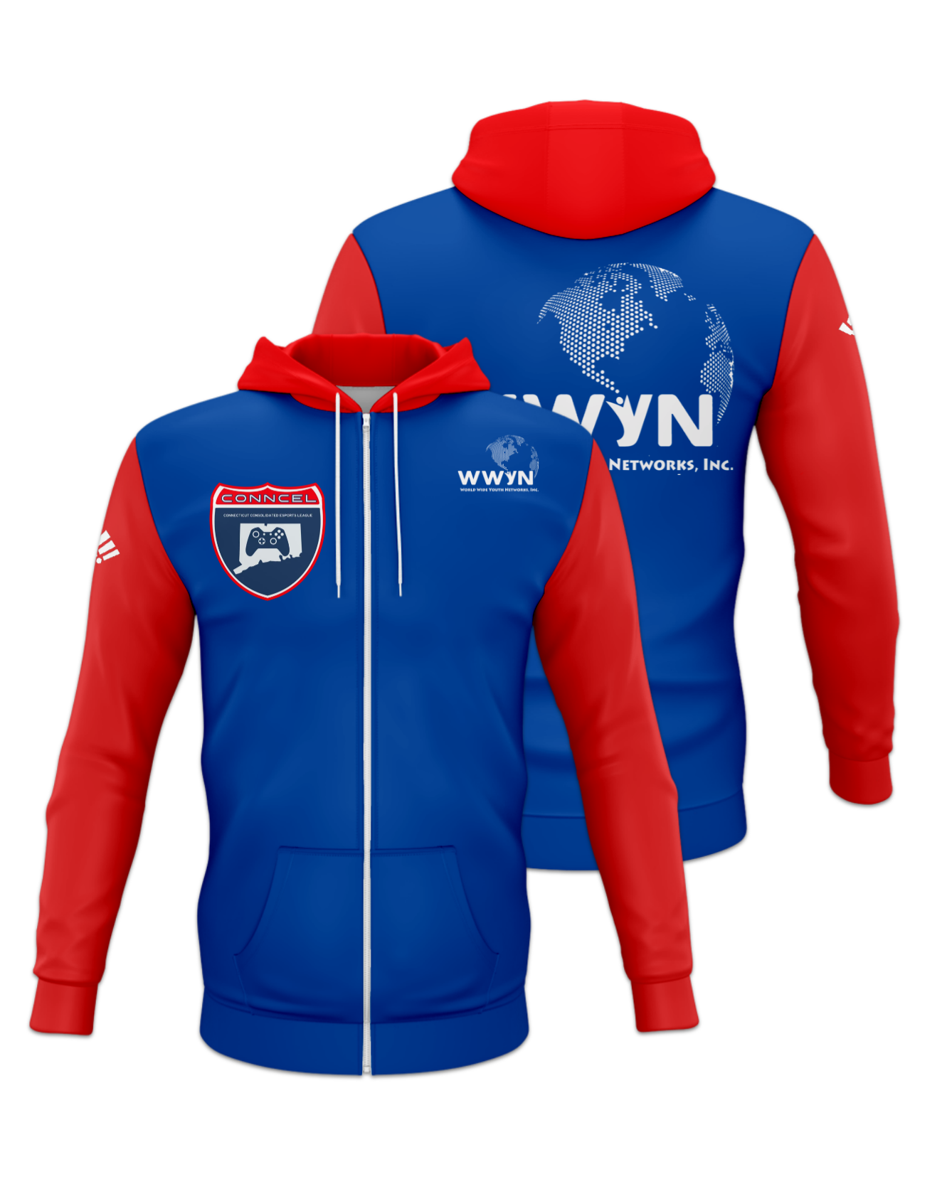 Rendered product preview, stack