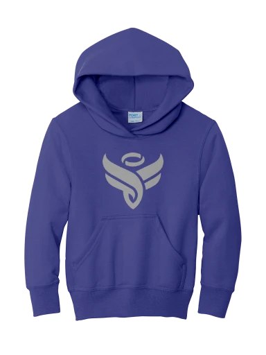 Port & Co Youth Core Fleece Pullover Hooded Sweatshirt preview, front