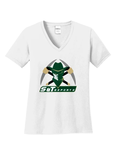 Women's Core Cotton V-Neck Tee preview, front