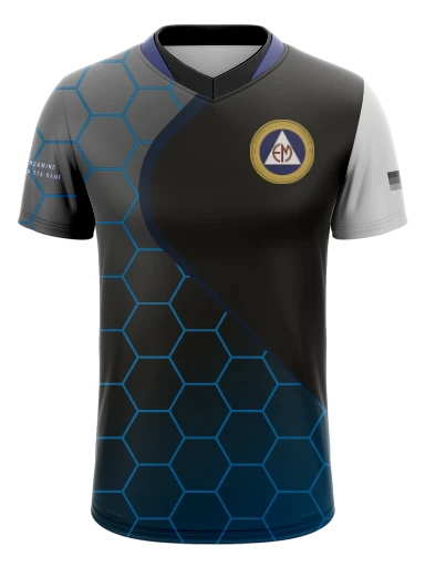 Dual Collar Esports Jersey preview, front