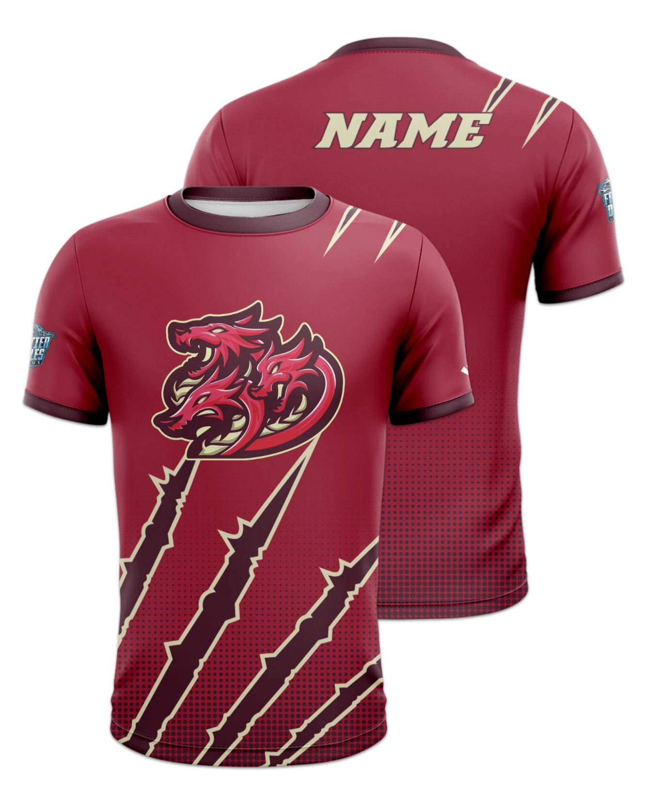 Rendered product preview, stack