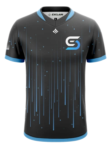 Custom Dual Neck Esports Jersey preview, front