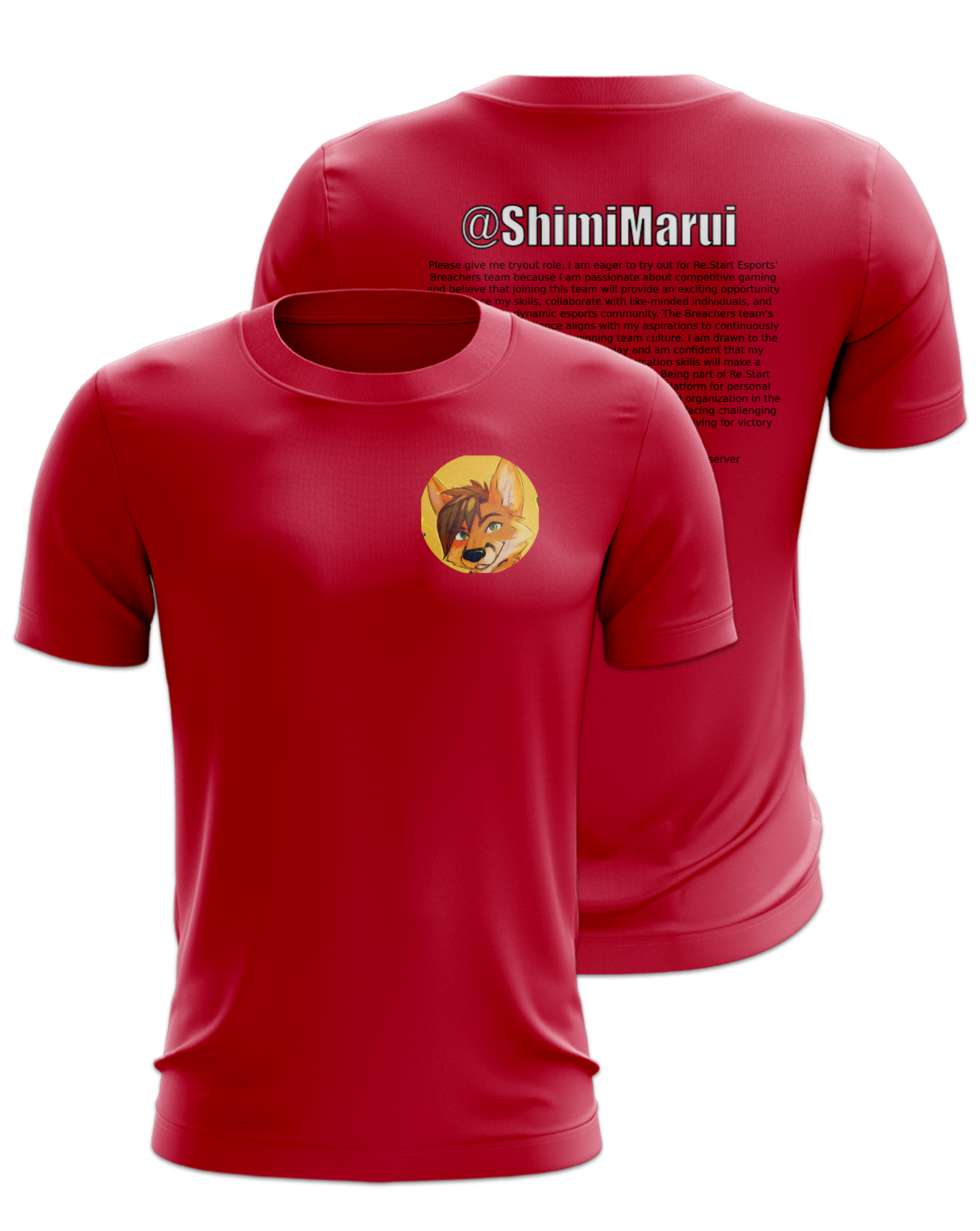 Rendered product preview, stack