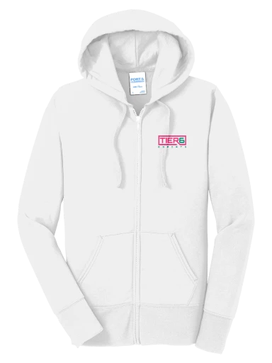 Tier 6 Fundraising Store Women's Core Fleece Full-Zip Hooded Sweatshirt preview, front