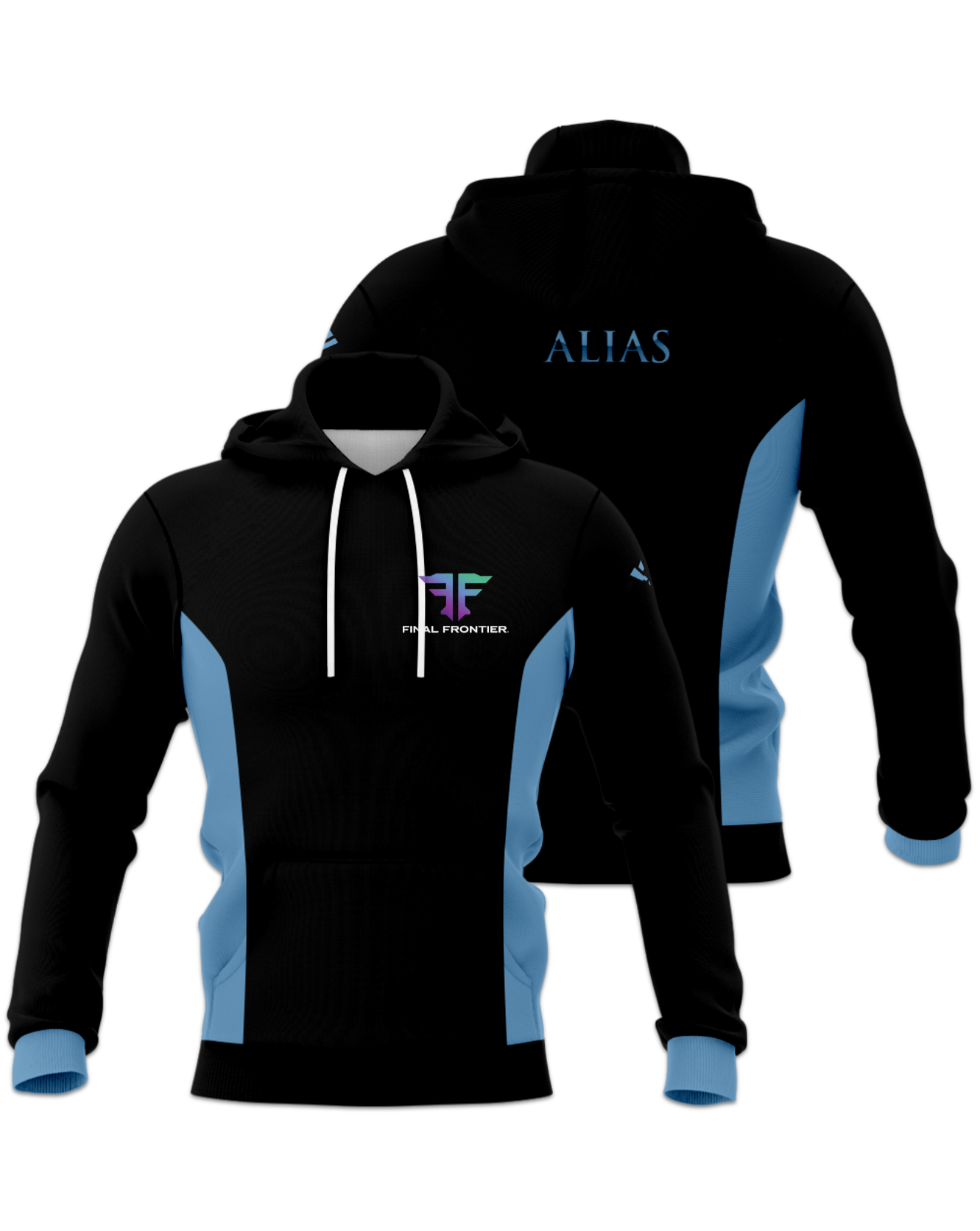 Rendered product preview, stack