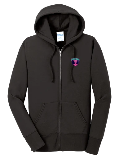 Women's Core Fleece Full-Zip Hooded Sweatshirt preview, front