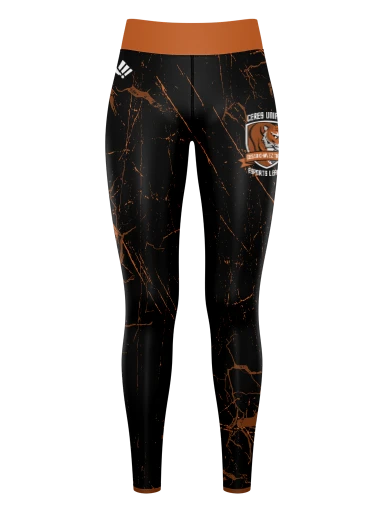 Custom Sublimated Leggings preview, front